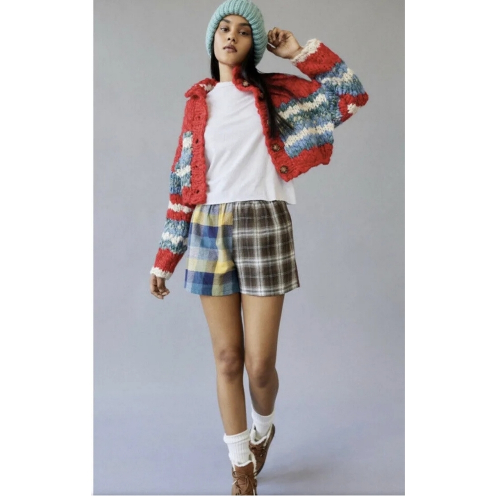 URBAN OUTFITTERS BDG Cropped Chunky Cardigan Sweater - Picture 2 of 8